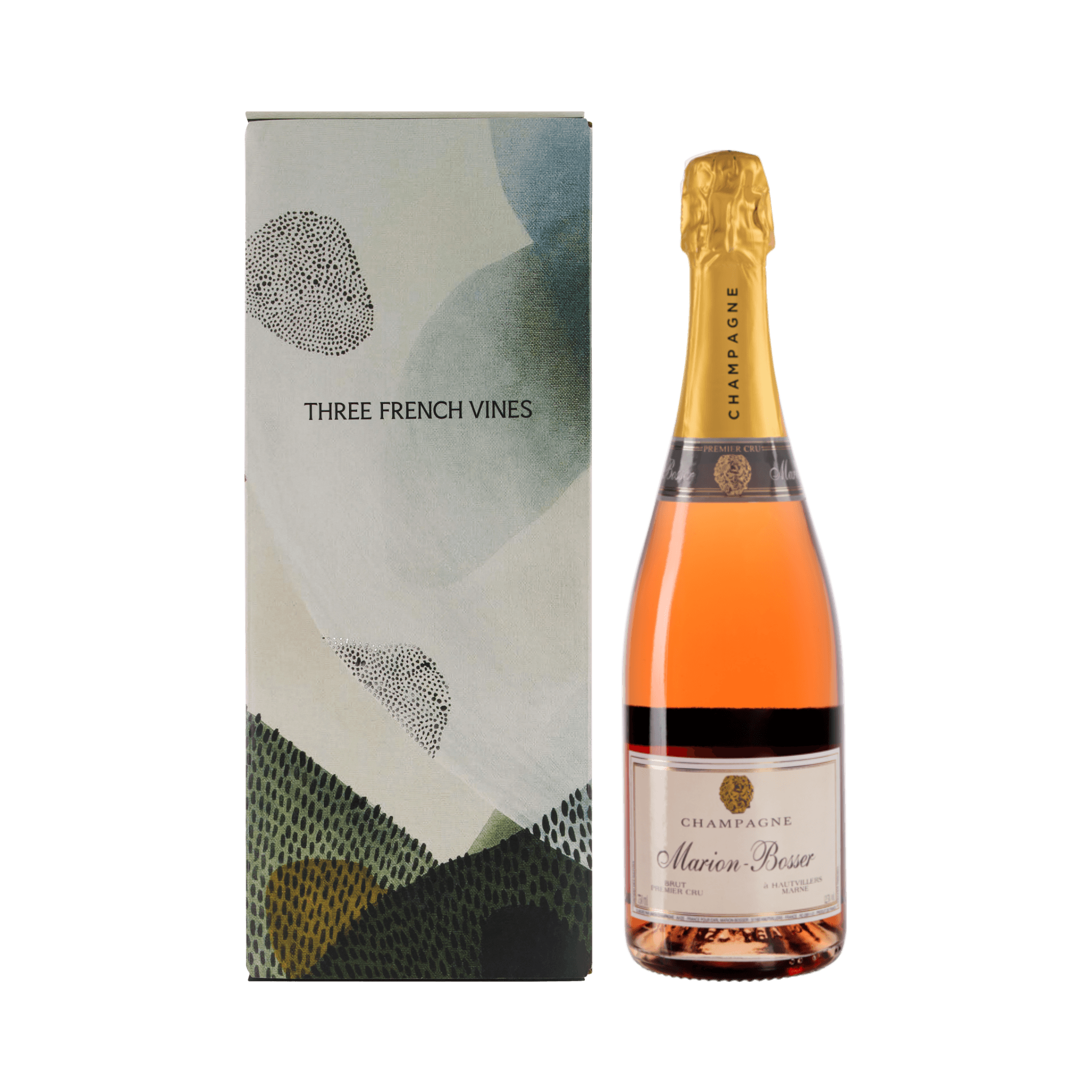 Marion-Bosser Rosé Premier Cru Brut NV in Champagne Art Gift Box