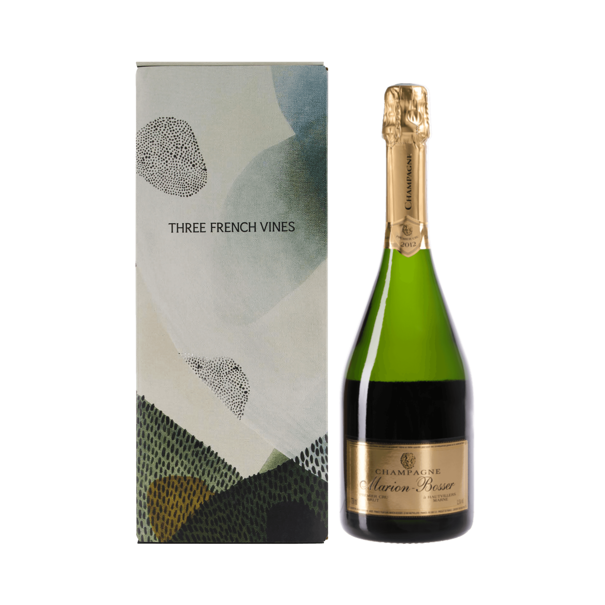 Marion-Bosser Millésime Premier Cru Brut 2013 in Champagne Art Gift Box