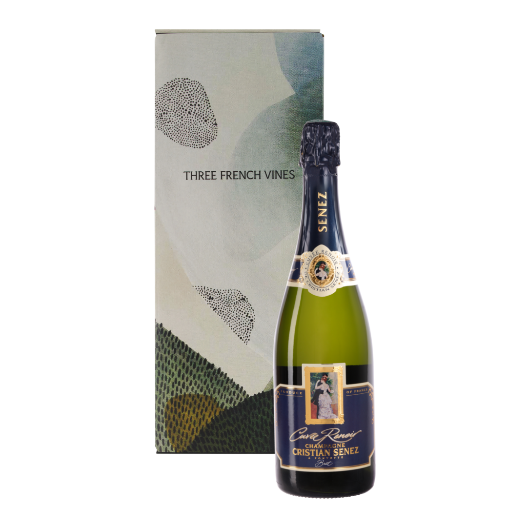 Cristian Senez Cuvée Renoir Brut NV in Champagne Art Gift Box