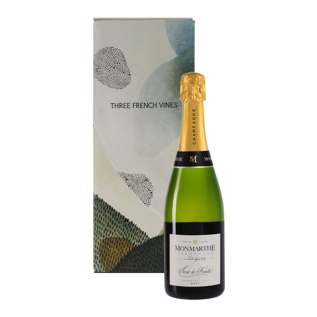 Monmarthe Secret de Famille Premier Cru Brut NV in Champagne Art Gift Box
